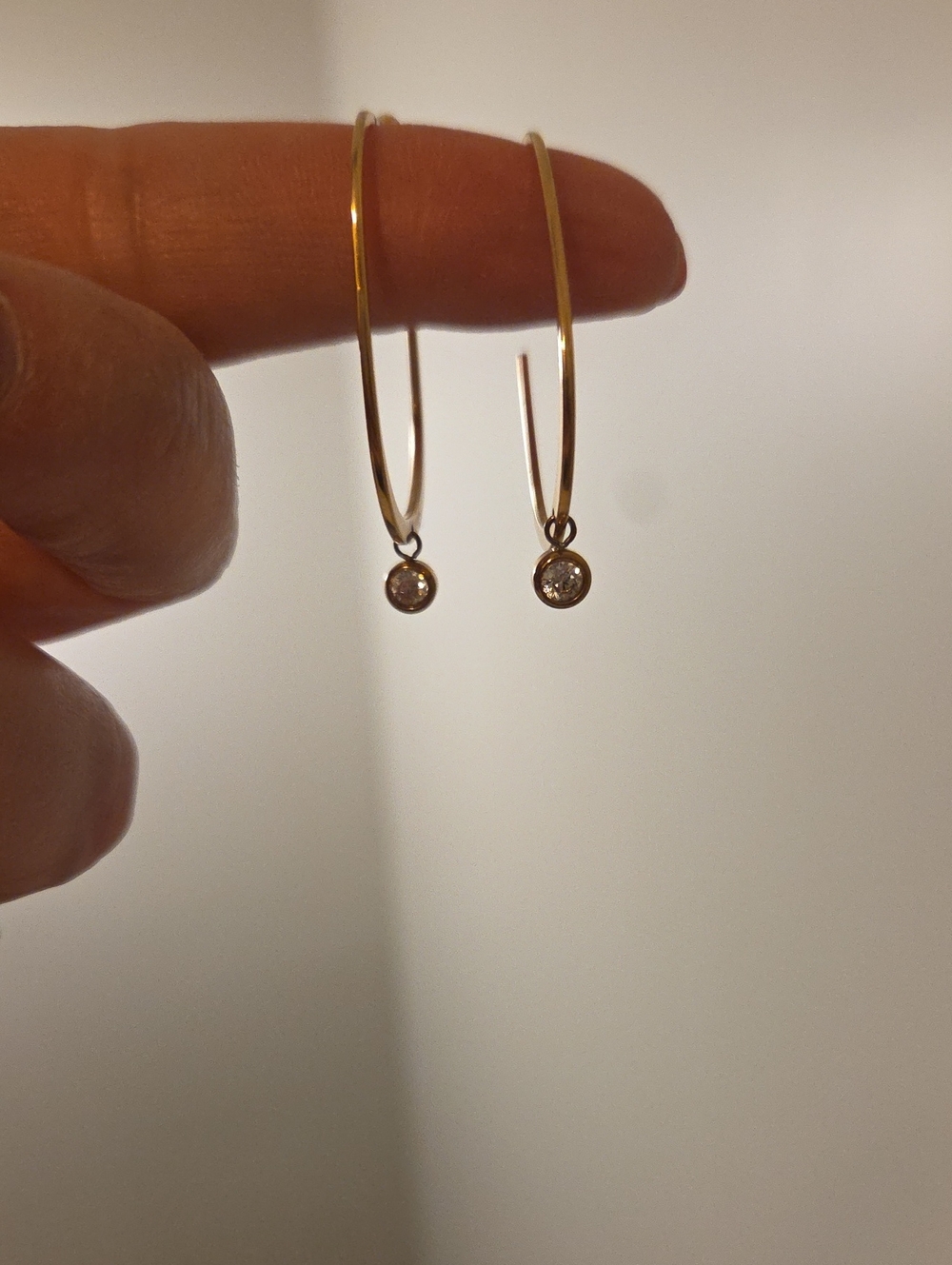 Michael Kors Rose Gold Hoop Earrings